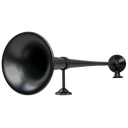 "The Black Edition" - Zwarte messing Nedking luchthoorn 950mm