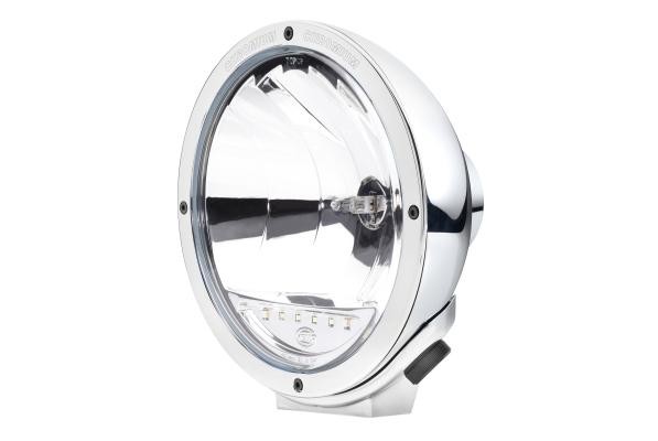 HELLA LUMINATOR CHROOM VERSTRALER LED MET HELDER GLAS