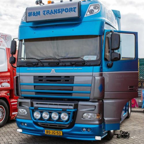 Bumperspoiler voor DAF XF105 | 2x Witte Talmu