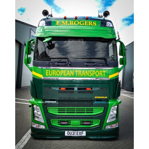 Bumper Spoiler for Volvo FH4/4B | Type 2 | 9cm Deeper