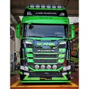 Zonneklep voor Scania Next Generation | Platte Bodem | 7 Lampgaten