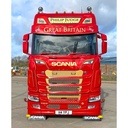 Zonneklep voor Scania NextGen | Ronde Bodem | 5 Lampgaten