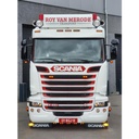Zonneklep voor Scania Streamline 2013+ Highline | Type 2D | Vlak | 5 Lampgaten