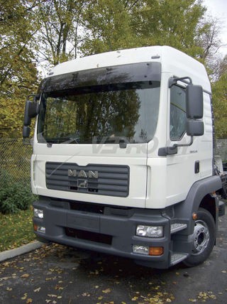 MAN TGS/TGA/TGL LX Smalle Cabine & Hoog Dak Zonneklep