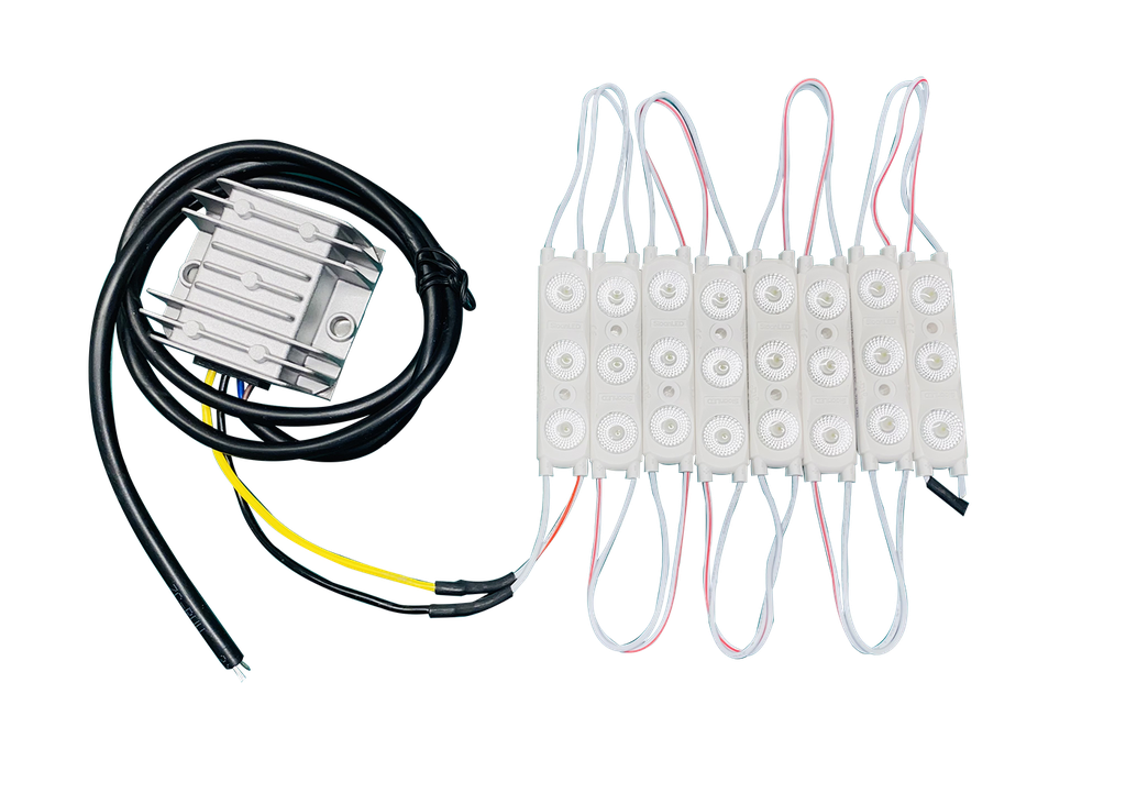 (140C) LED'S + POWER UNIT 12/24V TBV 140CM CLASSIC LICHTBAK