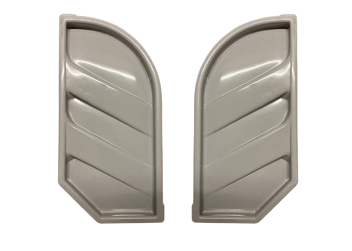 (30x15) Nedking - set zijkanten lichtbak 30cm hoog / 15cm dik