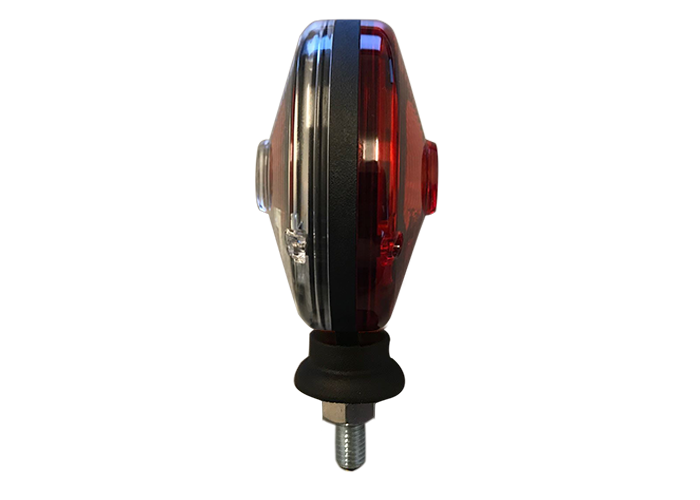 Spaanse lamp/Pablo rood/wit - Nedking