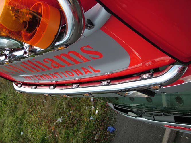 .6 EXTRA NAAR BOVEN GERICHTE LED'S VOOR IN VISORBAR