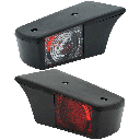 Old School Toplamp Scania 2-Serie Rood/Wit