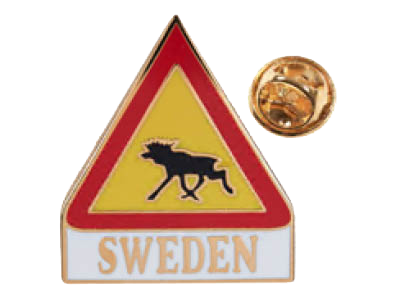 SWEDEN MOOSE PIN