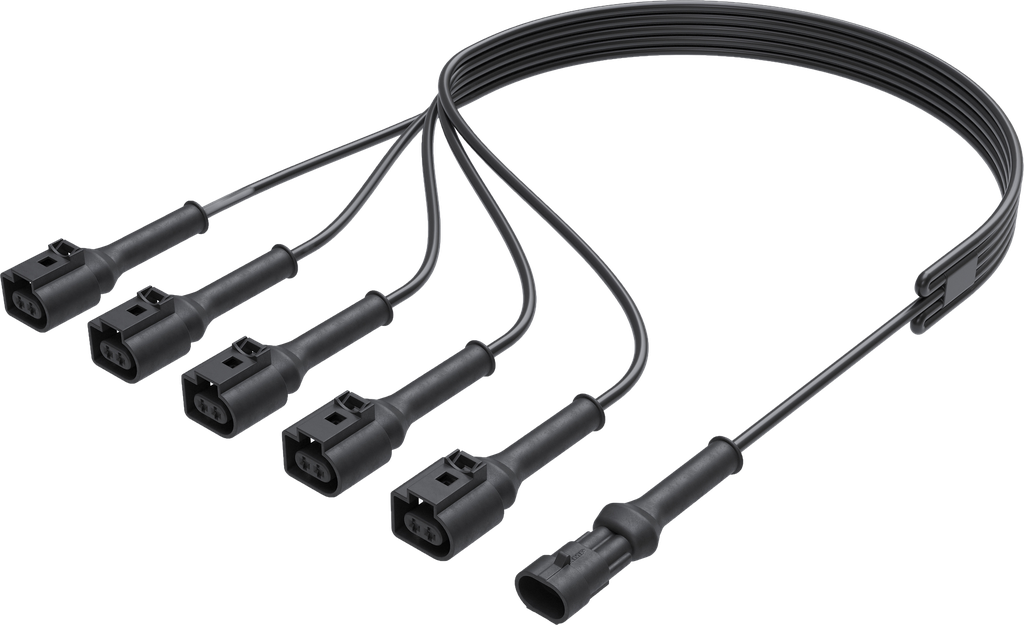 AMP plug splitter van 1 naar 5