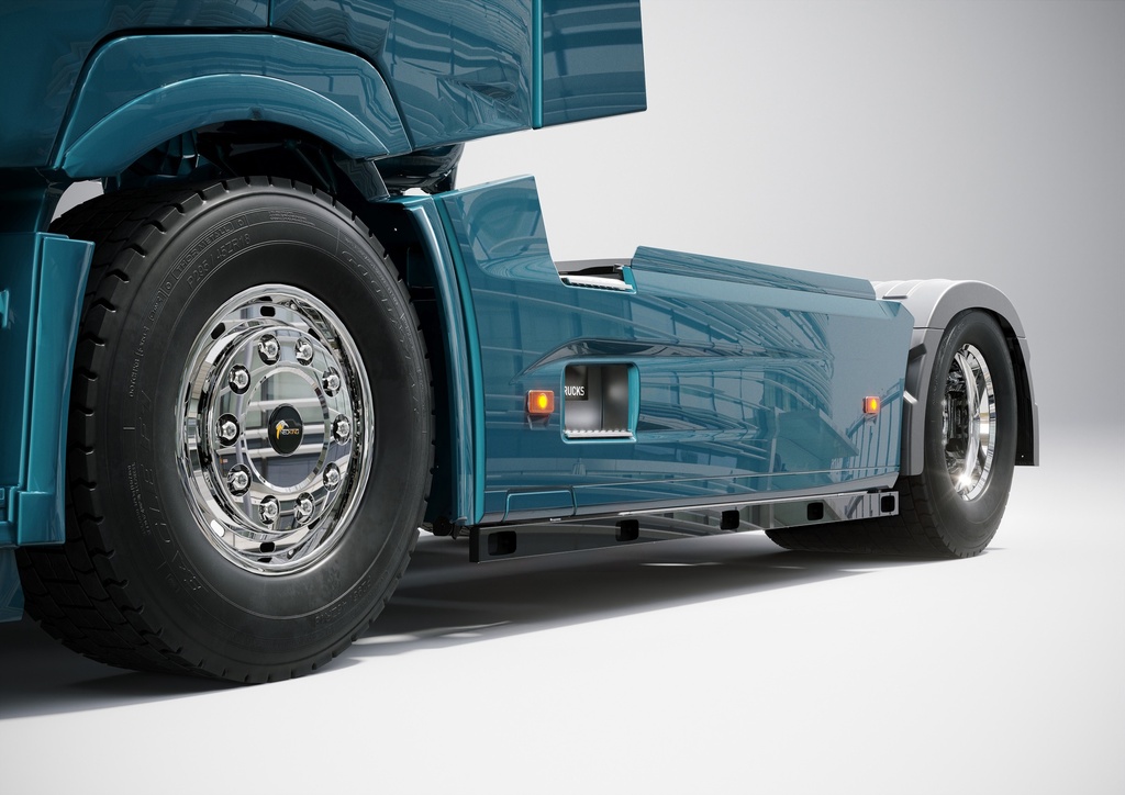 Old School Sidebars Renault T-Serie | Wielbasis 3800mm