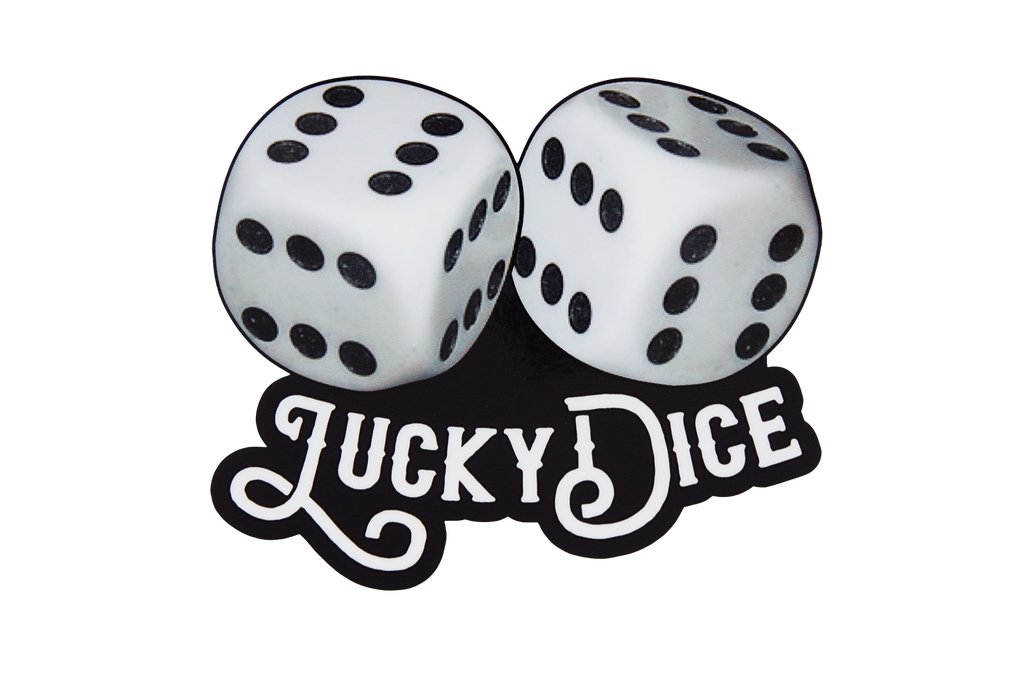 LUCKY DICE STICKER