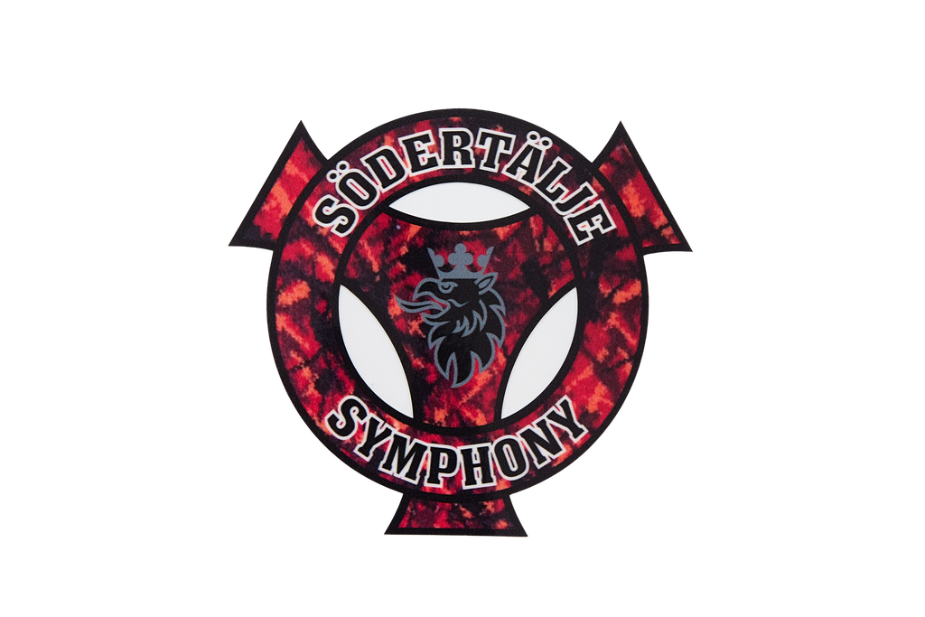 SÖDERTÄLJE SYMPHONY RED STICKER