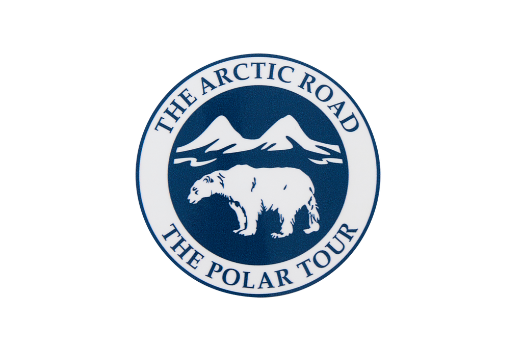 THE ARTIC ROAD THE POLAR TOUR STICKER