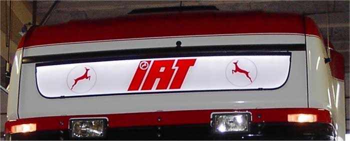 Nedking Ultra Thin LED Truck Sign for Scania 4 & R Series Topline (164,5) - Amber LEDs