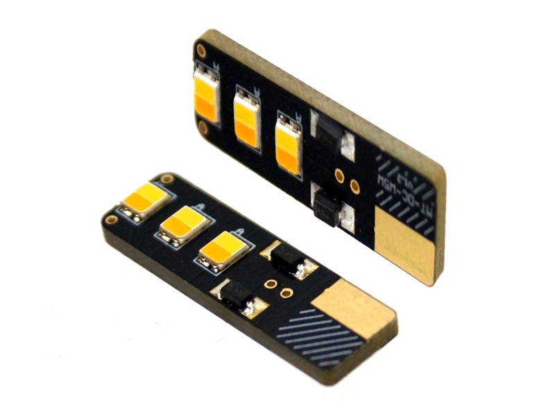 T10 Dual Color (Oranje/Xenon wit) - Set 2 stuks
