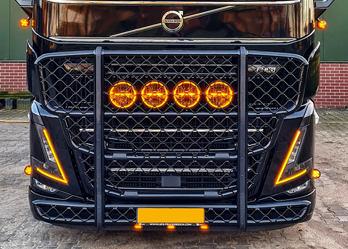 LED DRL Units for Volvo FH4B - Amber