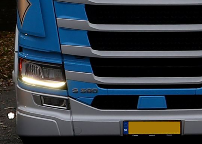 DUO LED positielicht + strobe tbv DRL Scania R&S NextGen