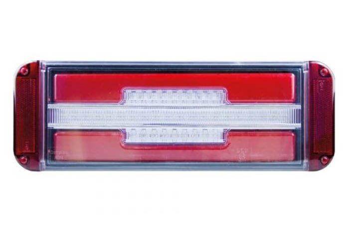 3-kamer LED achterlicht  RECHTS 12/24V