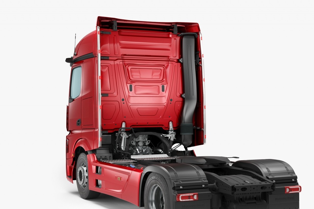 Stainless Steel Light Strips for Side Spoilers Mercedes Actros BigSpace