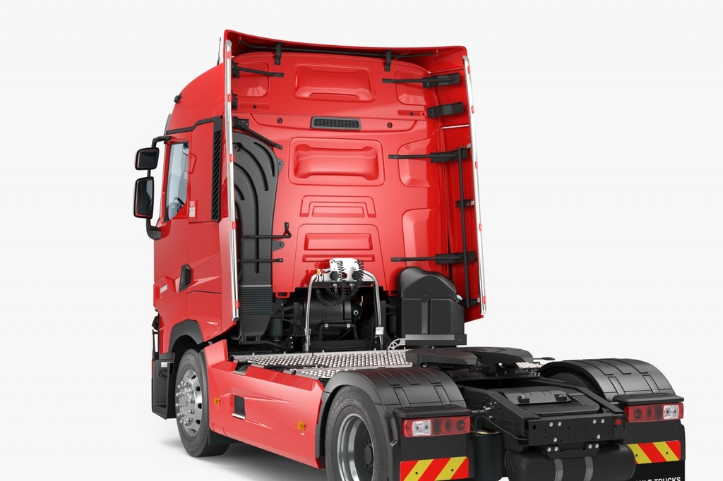 RVS Lichtstrips voor Zijspoilers Renault T-Serie met Hoog Dak