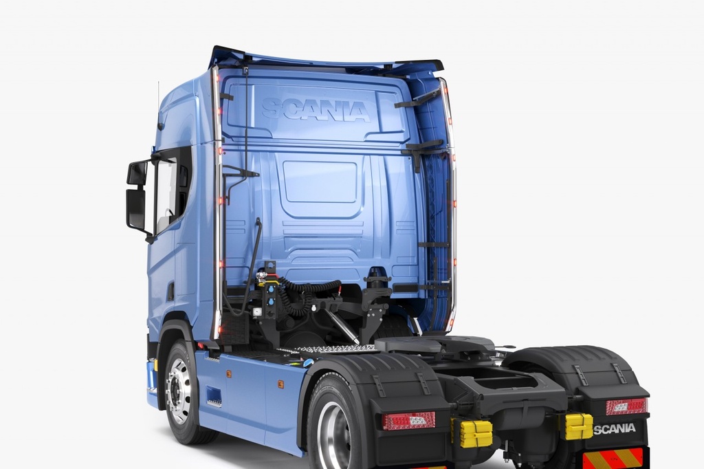 Stainless Steel Light Strips for Side Spoilers Scania NextGen S Series