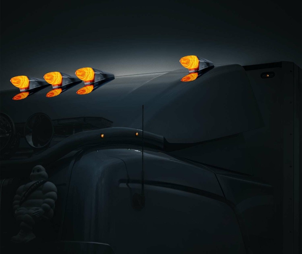 IZE LED Black Bullet Torpedo Roof Marker Light