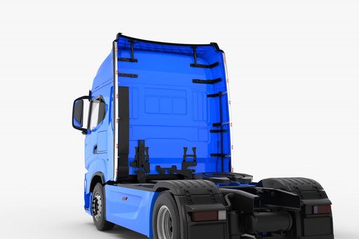 [84852190] RVS Lichtstrips voor Zijspoilers van Iveco S-Way met Hoge Cabine