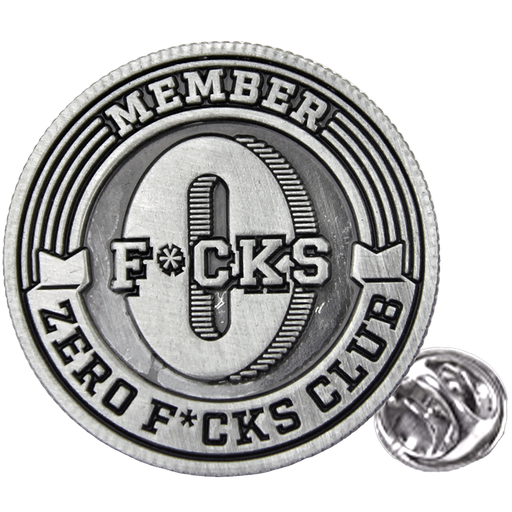 [501038] Pin Zero F*cks Club