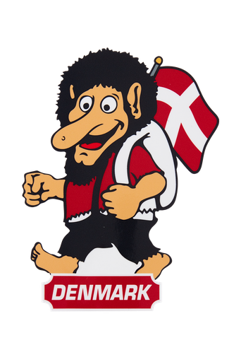 [500650] DENMARK RED TROLL STICKER