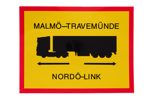 [500853] MALMÖ-TRAVEMÜNDE STICKER