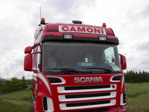 [191SC135HHO] Nedking Ultradunne LED Lichtplaat voor Scania R-Serie Highline (135) - Oranje LEDs