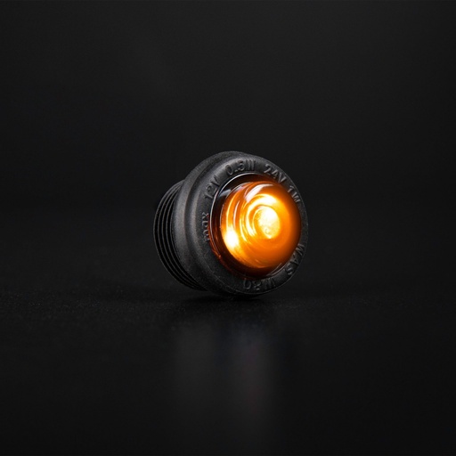 [2607800431] Freedom Black Raven Position Light - Amber 12-24V
