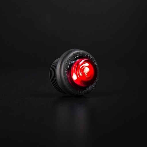 [2607800432] Freedom black raven position light - red 12-24V