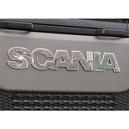 [2882TV200] 3D Stainless Steel Letters Application for Scania NextGen