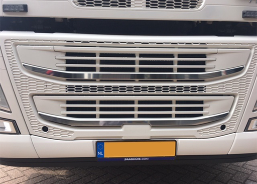 [2883XV300] Stainless Steel Grille Contour for Volvo FM4 | 2 Piece Set