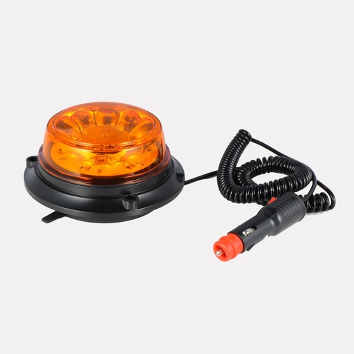 [2607808213] Swedstuff Beacon Warning Light 145mm + Cig Plug Adapter