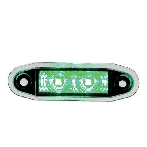 [260704500G] Boreman Easy Fit LED Position Light | Green