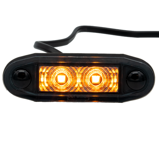 [260704500AS] (ORANJE smoke lens) (EASY-FIT) Boreman Easy-Fit LED positielicht  12-24V