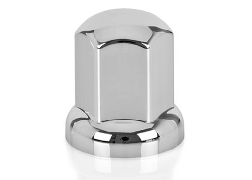 [2707603200] 20-Pack Plastic Wheel Nut Covers Chrome | Ø32mm - 55mm High