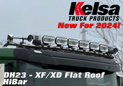 Stainless Steel HiBar for DAF NGD XF/XG Low Roof Day / Sleeper Cabs