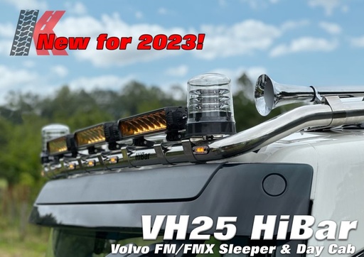 Aluminium HiBar voor Volvo FH4/4B FM4B & FMX III Lage Cabine | Drop Down