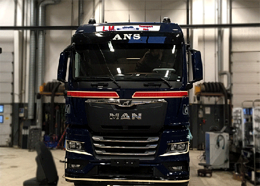 [191M134HH] Nedking Ultra Thin LED Truck Sign for MAN TG3 2020+ (134cm) - White LEDs