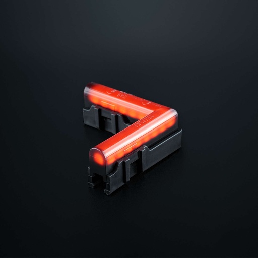 [2607900042] Freedom Dark Line Position Light Red | Corner