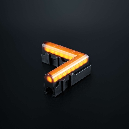[2607900043] Freedom Dark Line Position Light Amber | Corner