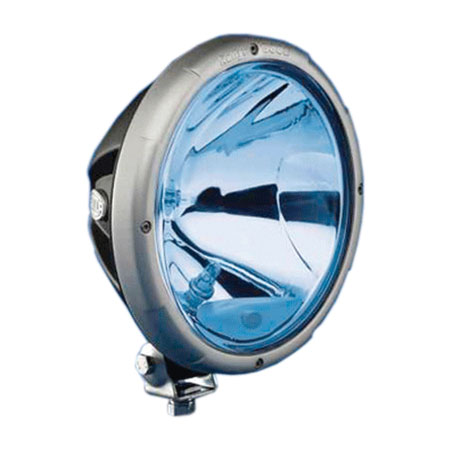 [009797031] Hella Rallye 3003 with Halogen Position Light | Grey Ring | Blue Lens