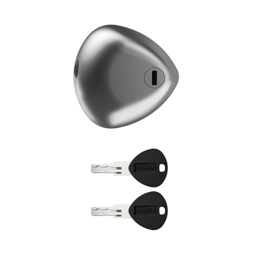 [1507844100] Blackstone Silver Combo | 1 Lock + 2 Keys