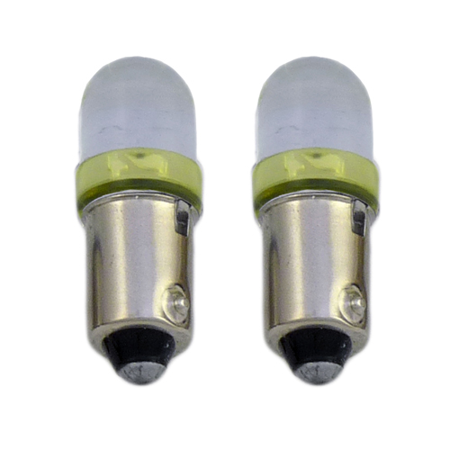 [201BA9S32VO] BA9 LED Lamps "Sidelight" | Amber | Set of 2 Pieces