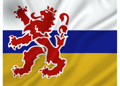 [2507002010] Sticker for ADR Plate - Flag of Limburg | 40x30cm